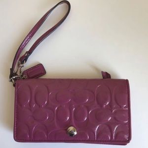 Coach wristlet